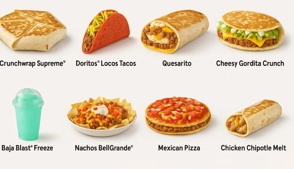 Featured Items at Taco Bell Menu