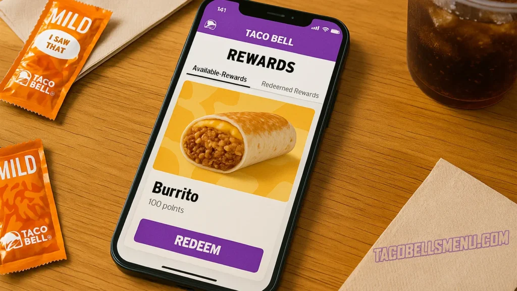 Taco Bell App for Burrito Customization